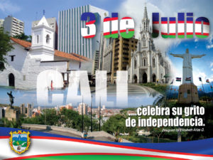 foto del diseño de la independencia de Cali