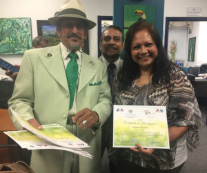 foto en el consulado