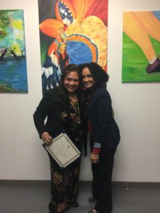 foto Con María Lizardo - Executive Director of NMIC