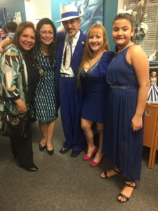 foto Elizabeth Arias Ojeda, Olfary Gutiérrez, Amado Mora, Linda Riveros y Michelle Galvis