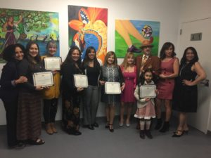 foto Grupo con María Lizardo y Varios artistas