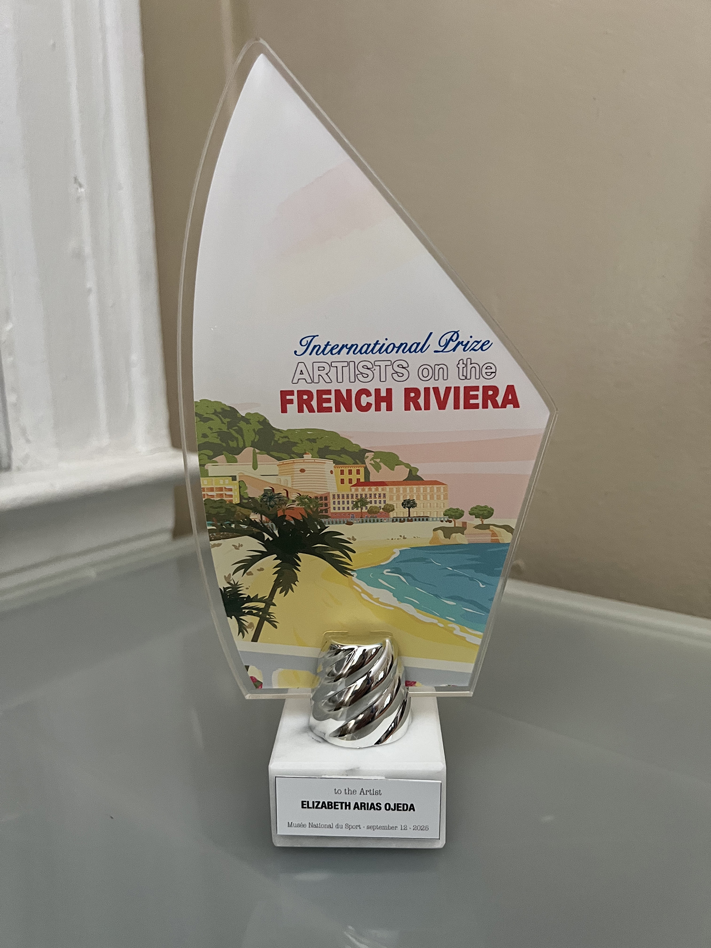 International Prize Artist on The French Rivera - Trofeo