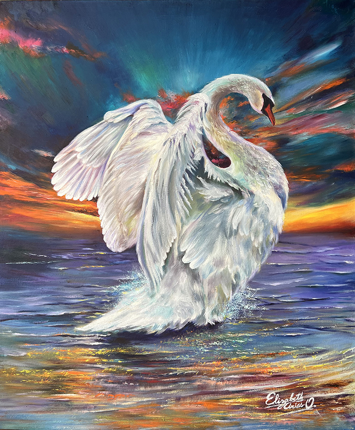 Swan in Oil