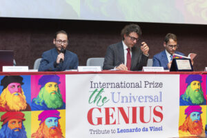 The Curators Dr. Salvatore Russo, Sandro Sandro Serradifalco and Dr. Francesco Saverio Russo of Effetto Arte